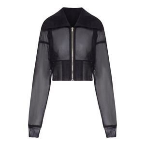 Rick Owens Women Cropped Dracucollar Bomber